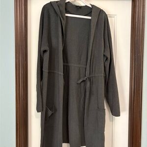 Women's Gray Hooded Sweater